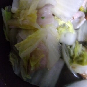 白菜と豚バラの重ね蒸し煮